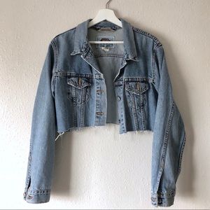 Vintage Levi’s Cropped Jacket, Light Wash